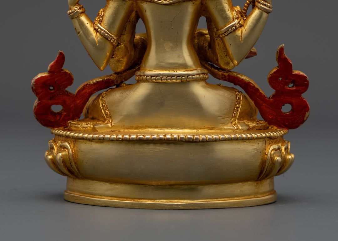 Chenrezig Statue | Hand-Crafted Traditional Artwork of Nepal