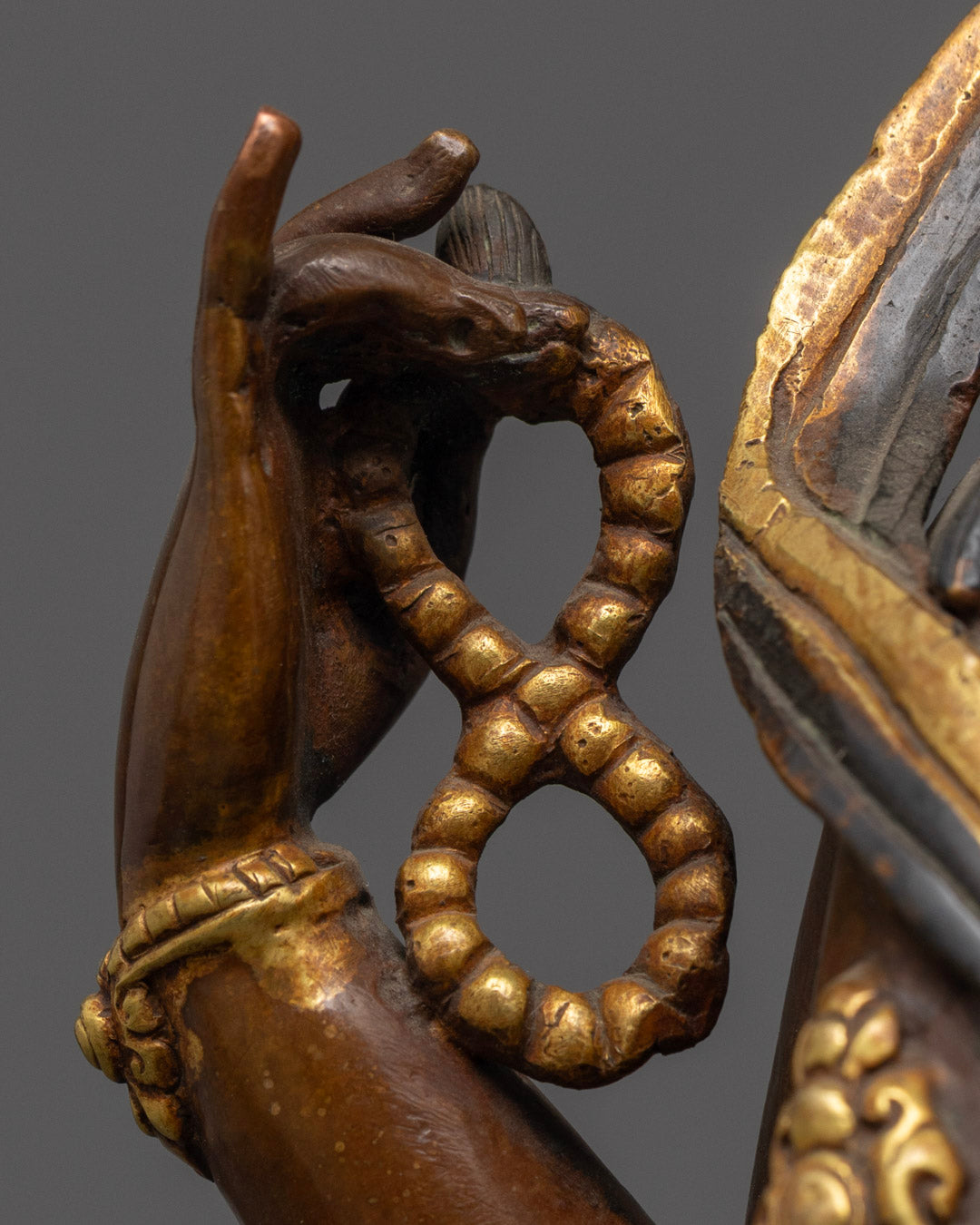 Chenrezig Bodhisattva Statue | Handcrafted Oxidized Copper Statue