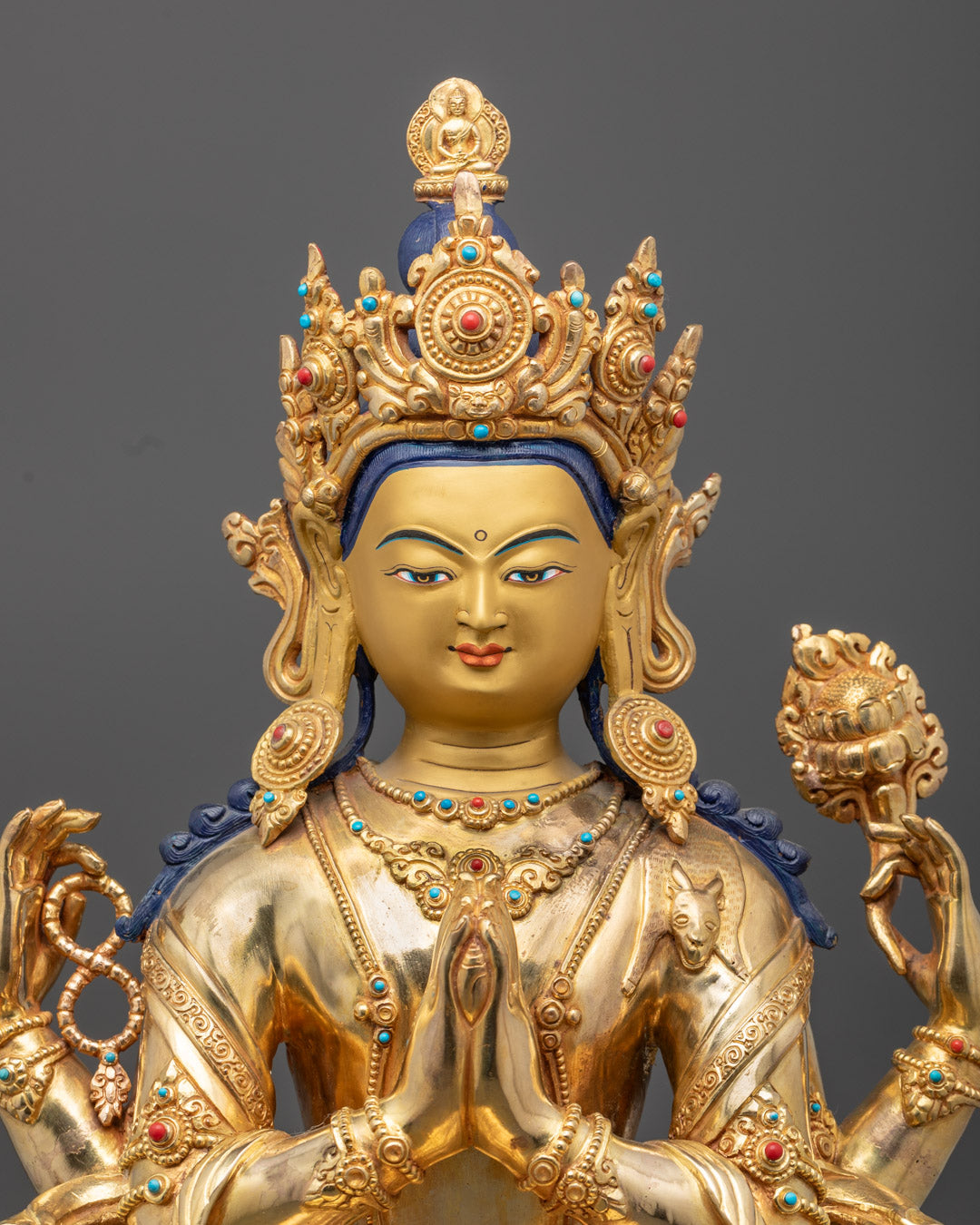 Nepalese Chenrezig Statue | The Bodhisattva's Infinite Compassion