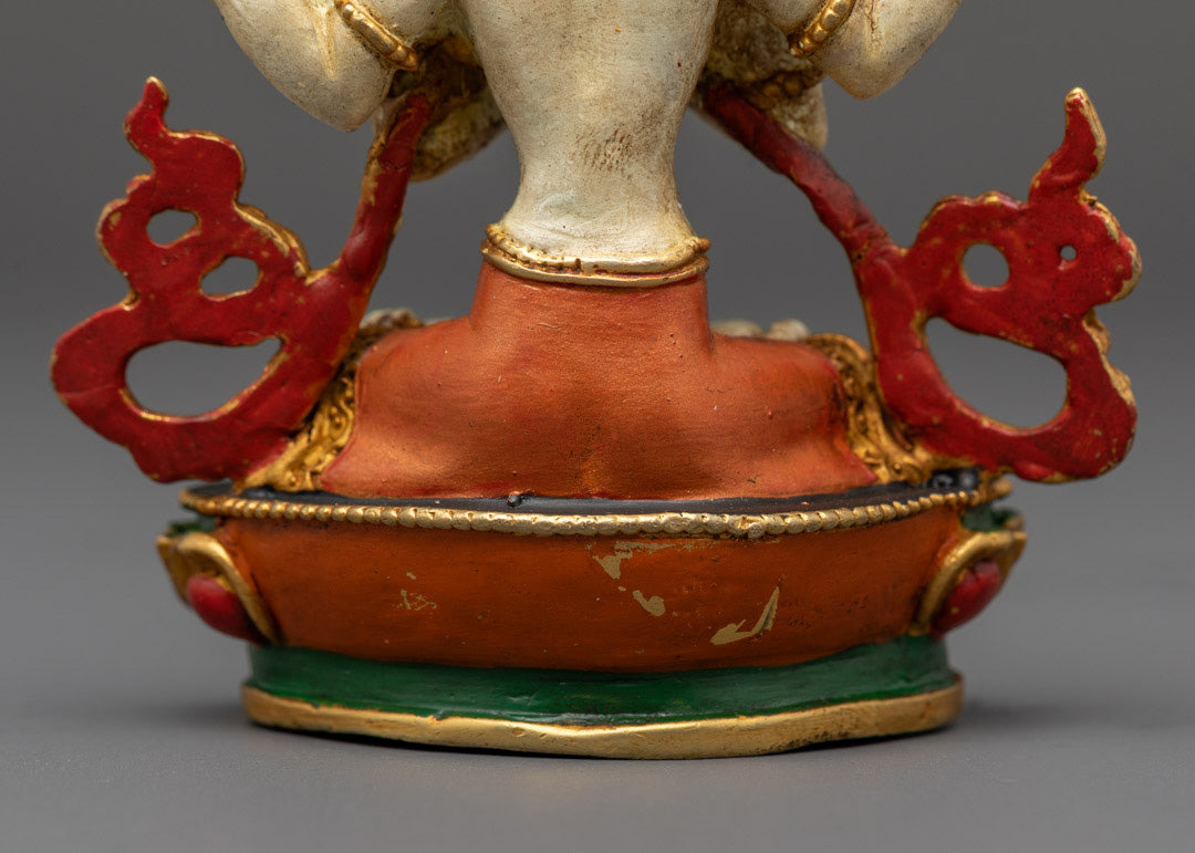 Spiritual Four-armed Avalokitesvara Statue | Machine Made Art