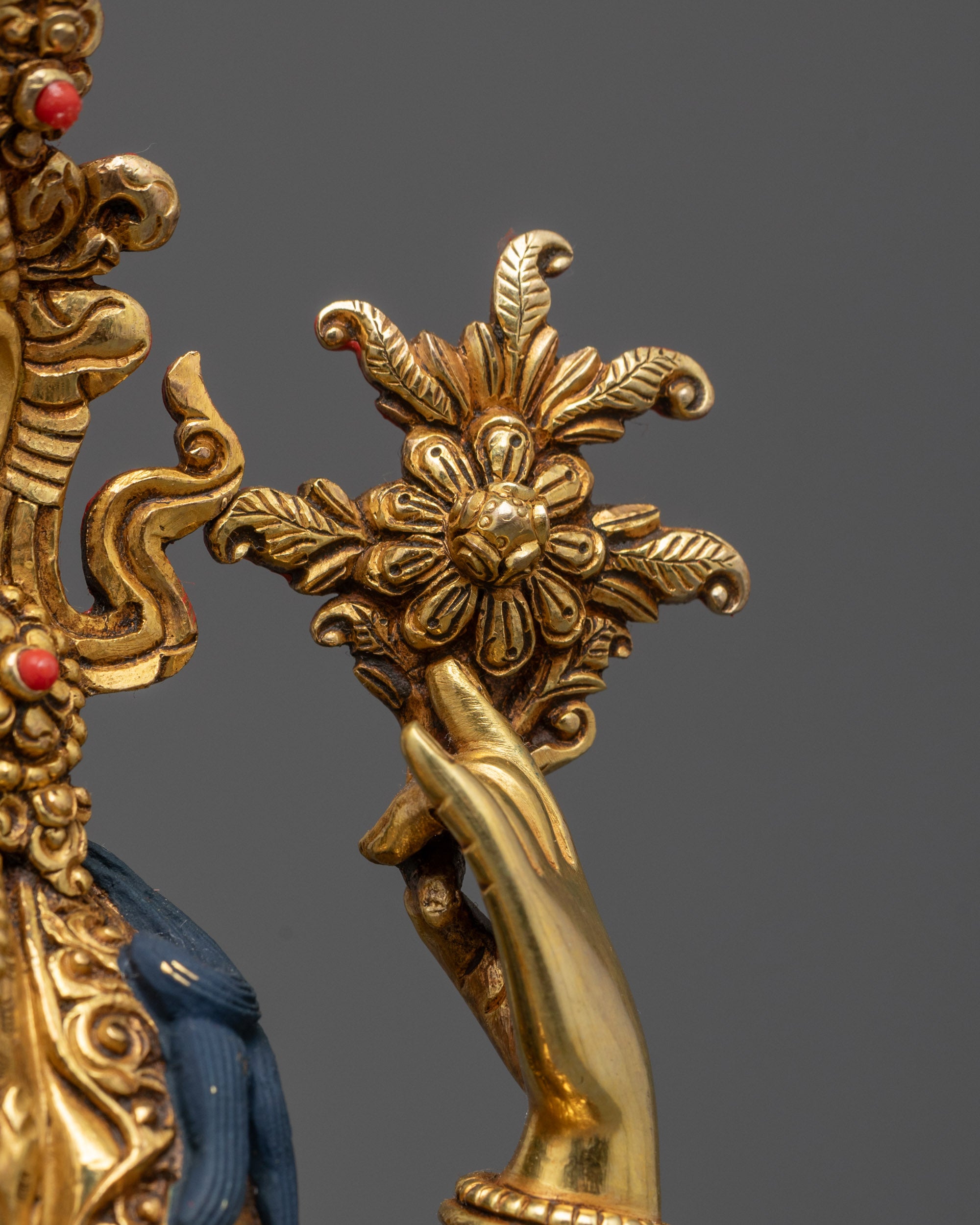 Chenrezig Statue | Handcrafted Copper Sculpture with Fine Detail