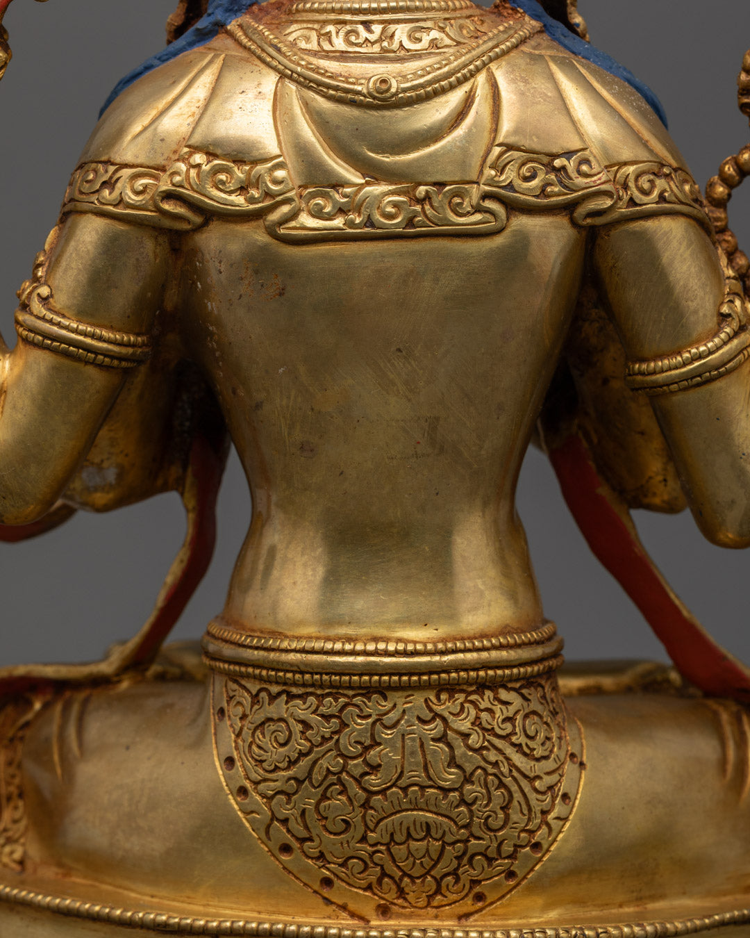 Tibetan Chenrezig Sculpture | Sacred Deity Statue for Spiritual Spaces