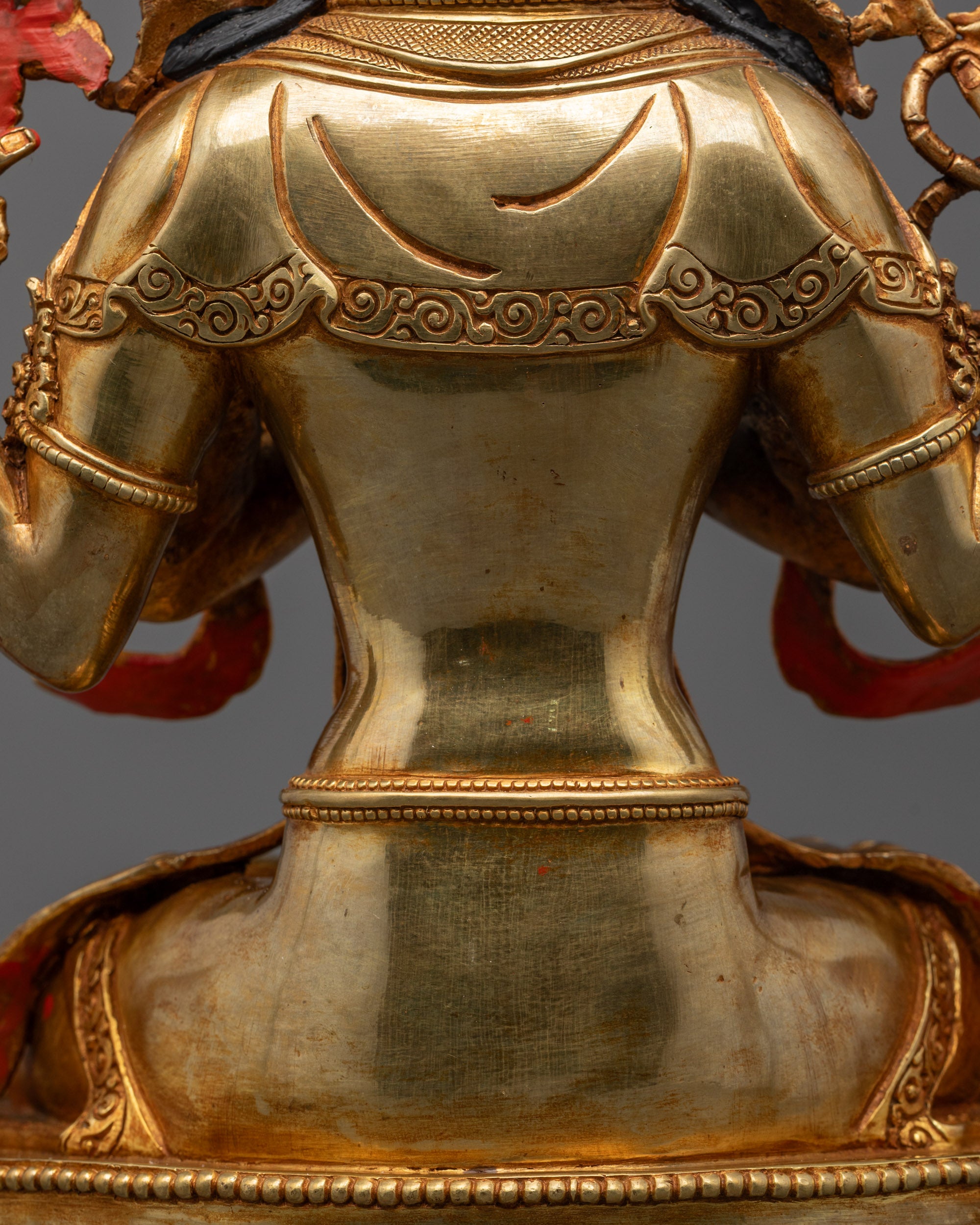 Sacred Four-Armed Chenrezig Sculpture | Divine Symbol of Mercy