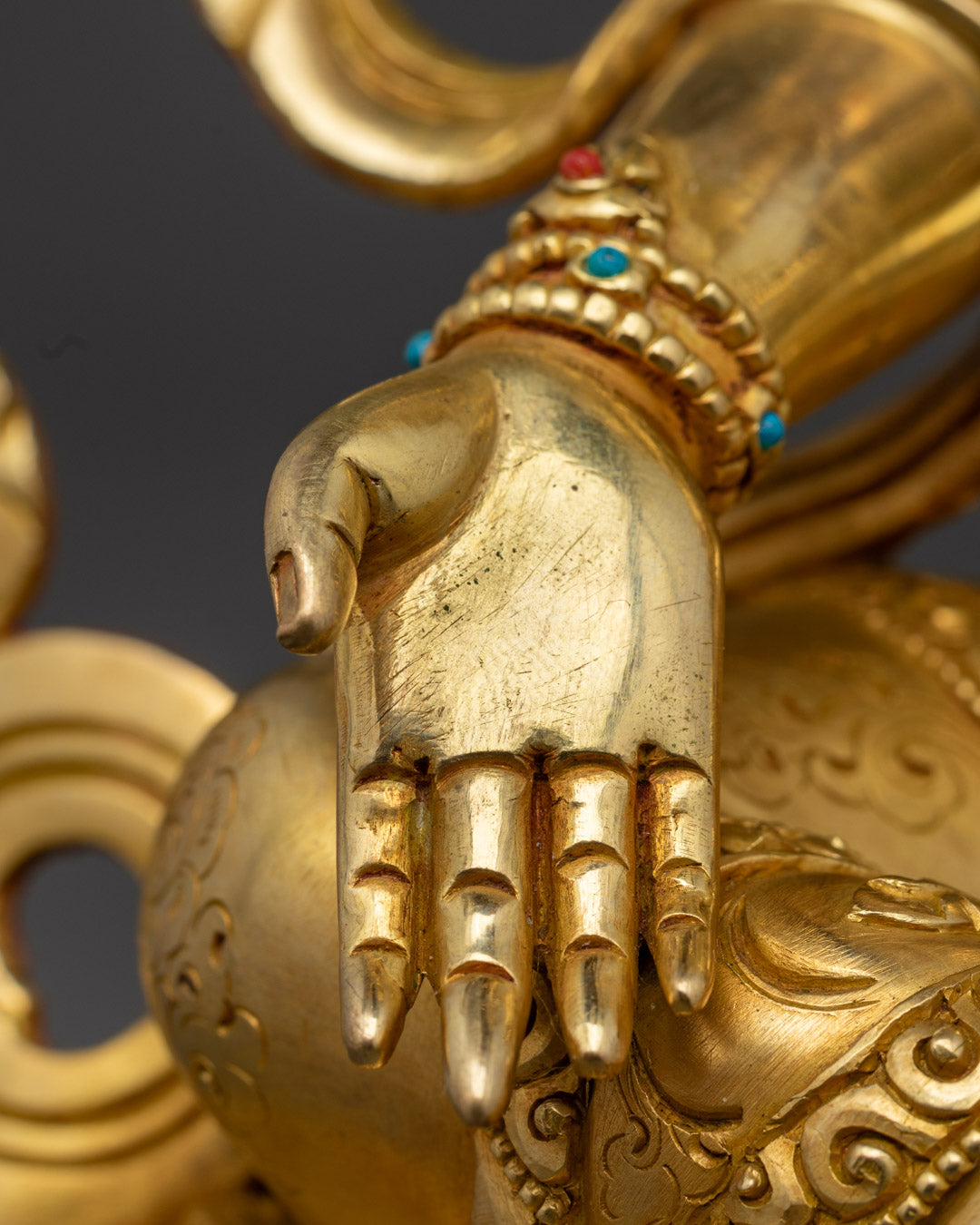 Handmade Chenrezig Statue | Sacred Buddhist Sculpture