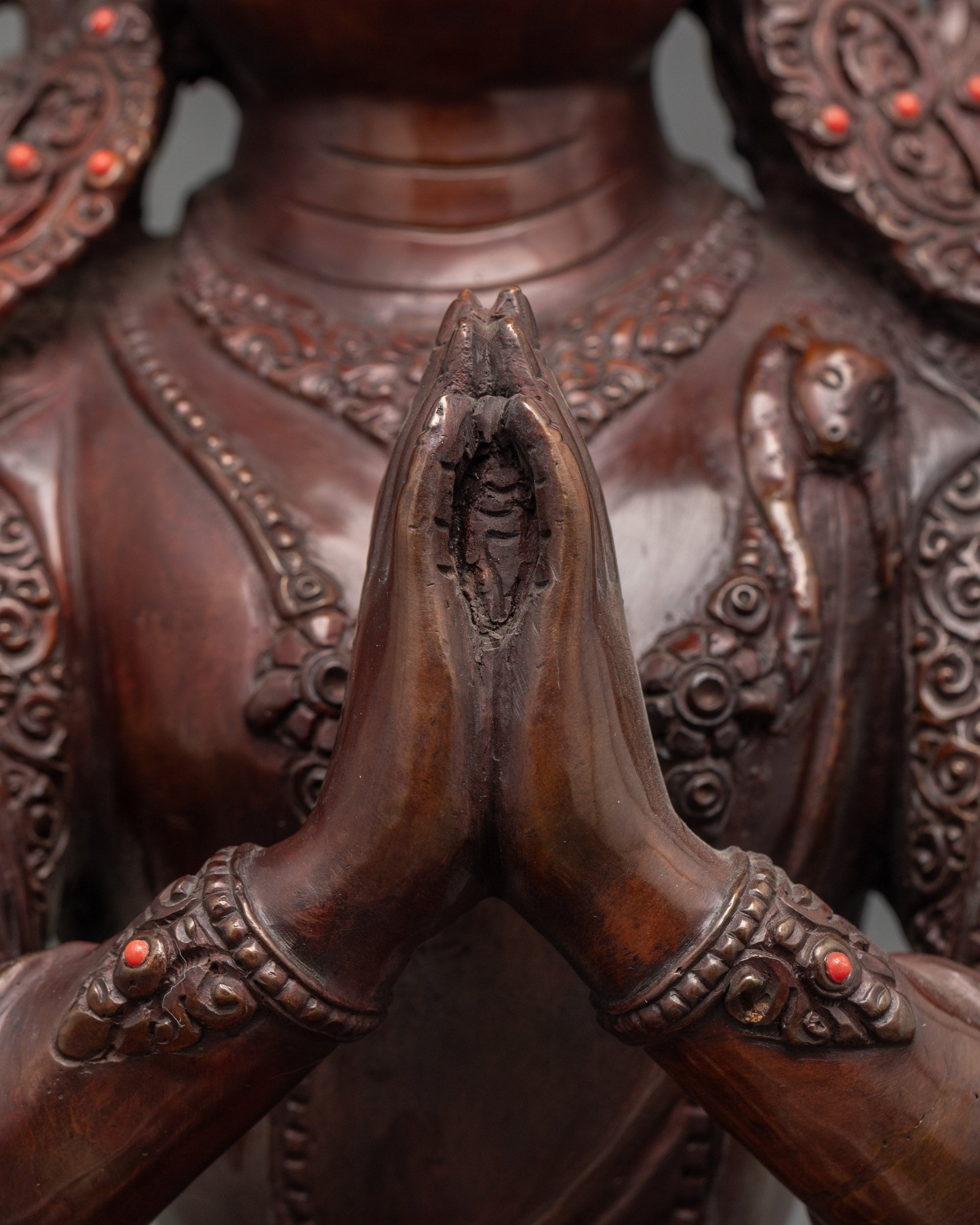 Authentic Chenrezig Statue | Tibetan Buddhist Sculpture