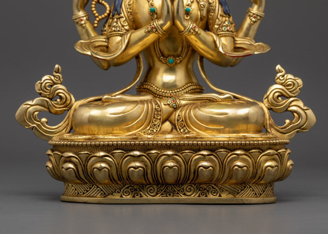 Chenrezig Statue | Handcrafted Tibetan Avalokiteshvara