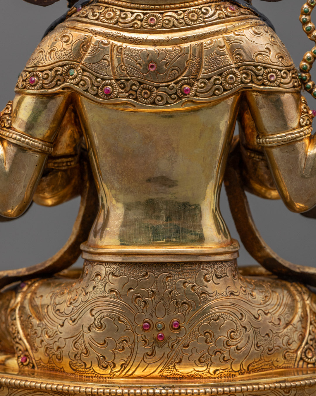 Avalokiteshvara Mantra Sculpture | Scared Tibetan Statue