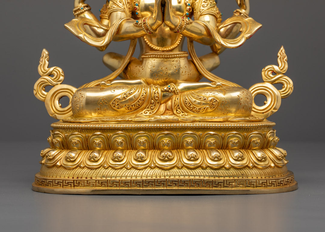 Chenrezig Statue | Handcrafted Tibetan Avalokiteshvara