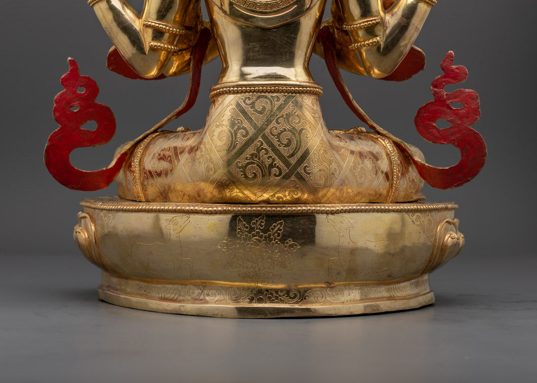 Nepalese Chenrezig Statue | The Bodhisattva's Infinite Compassion