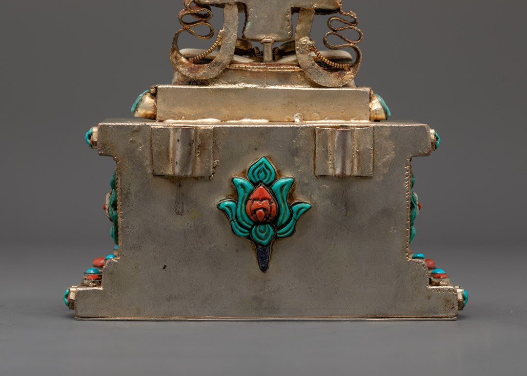 Hand-crafted Stones Chenrezig Statue | Sacred Tibetan Buddhist Art