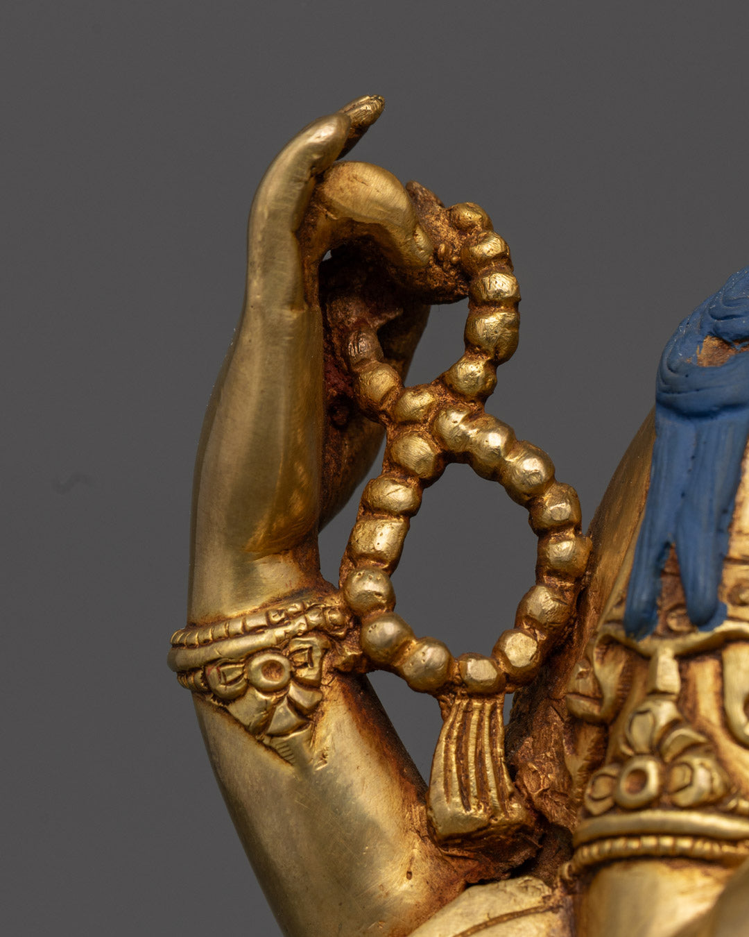 Tibetan Chenrezig Sculpture | Sacred Deity Statue for Spiritual Spaces