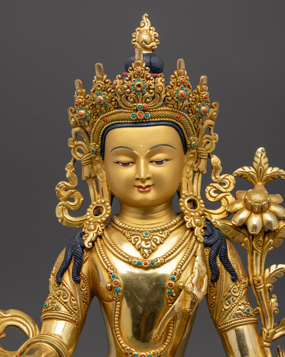 Handmade Chenrezig Statue | Sacred Buddhist Sculpture