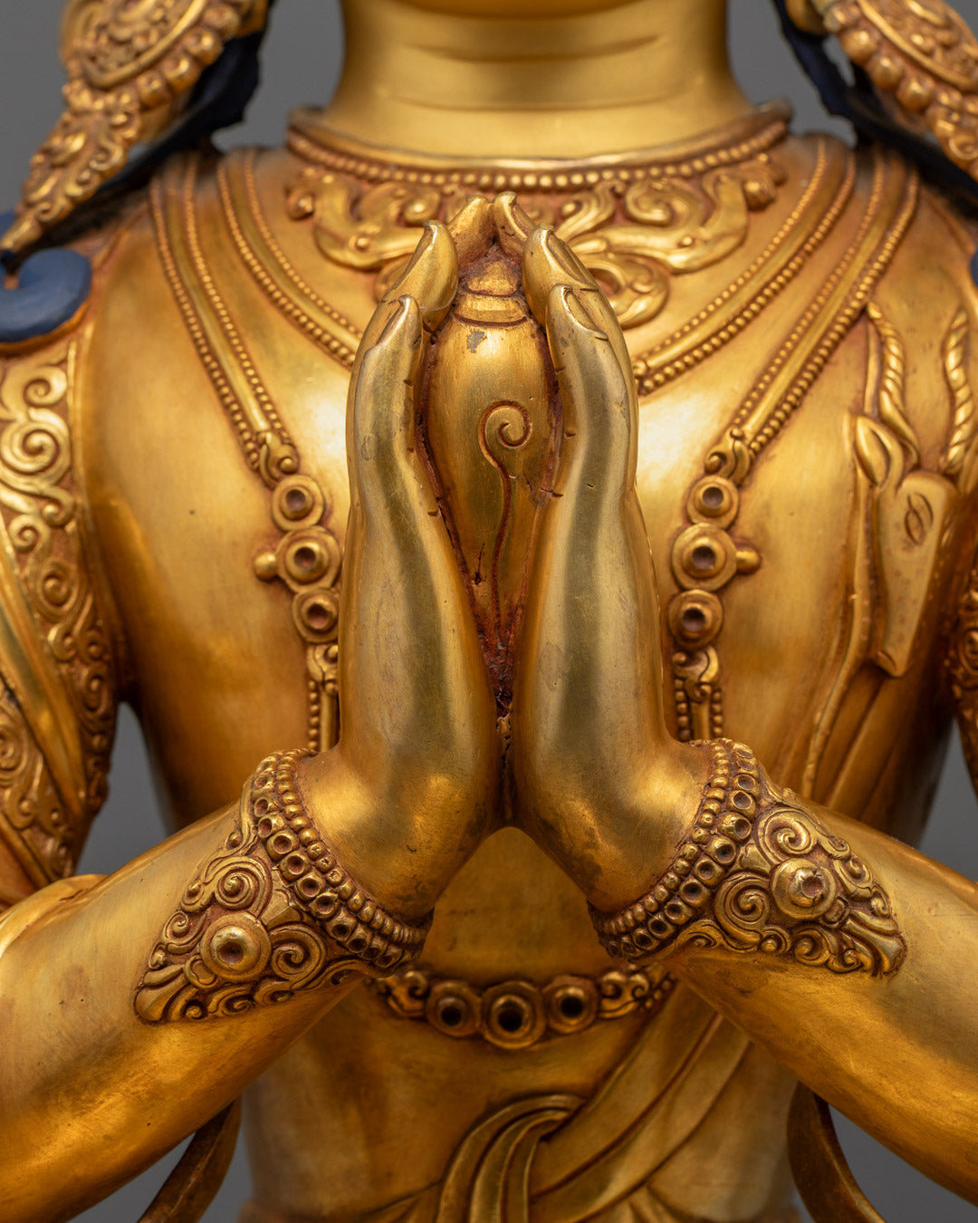 Four-Armed Chenrezig Statue | Himalayan Buddhist Protector