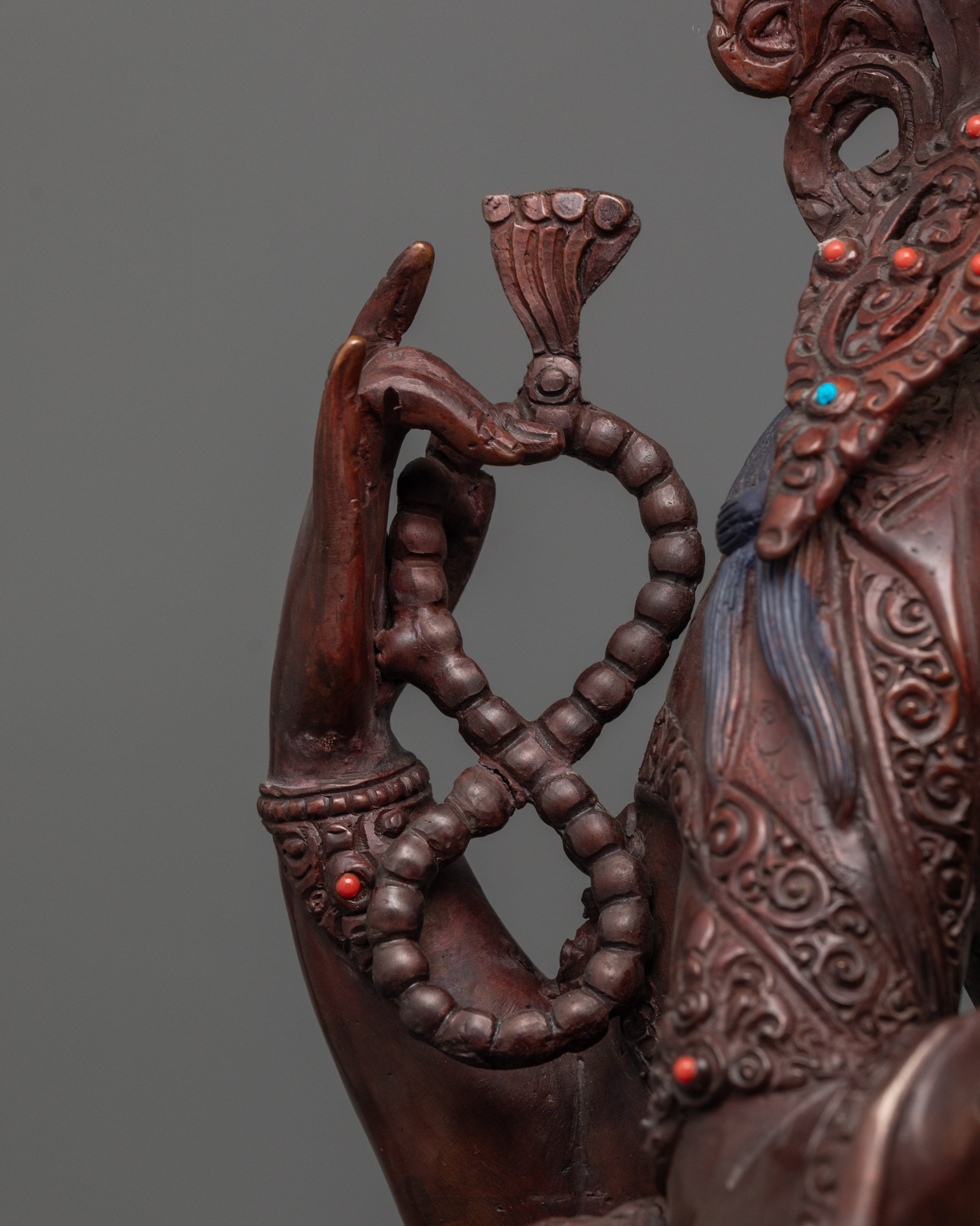 Authentic Chenrezig Statue | Tibetan Buddhist Sculpture