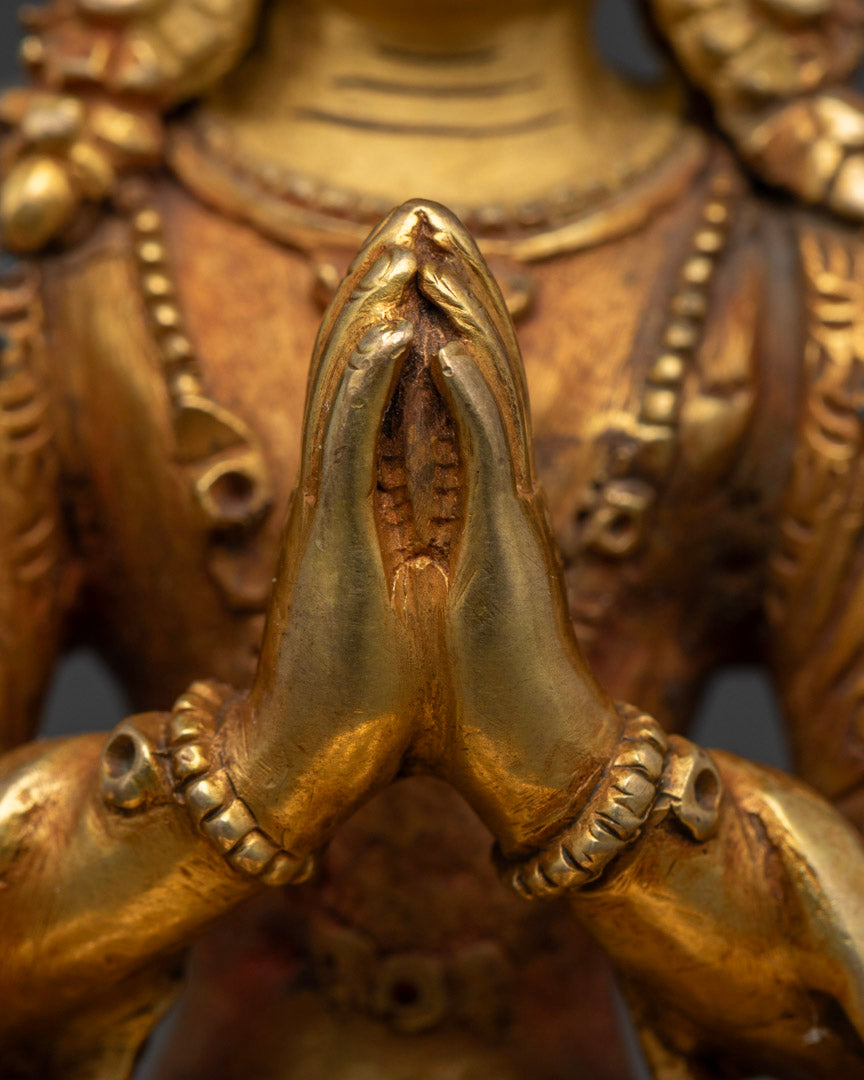 Chenrezig Statue | Traditionally Hand-carved in Nepal