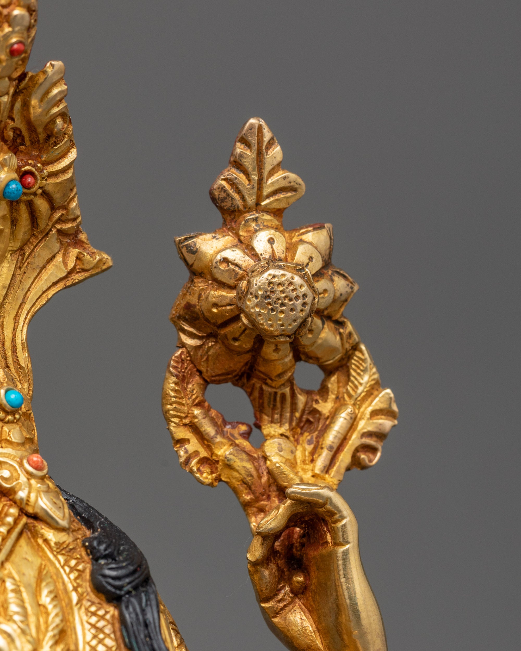 Handcrafted Chenrezig Statue | Tibetan Avalokiteshvara for Compassion