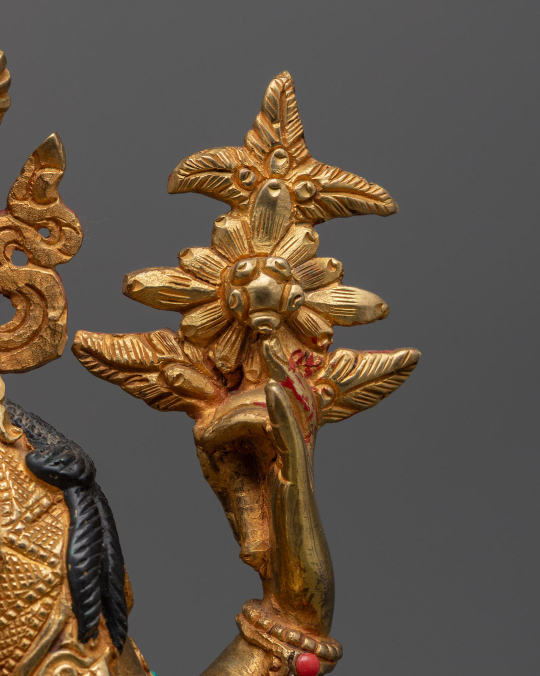 Hand-carved Chenrezig Statue | Handmade Tibetan Statue