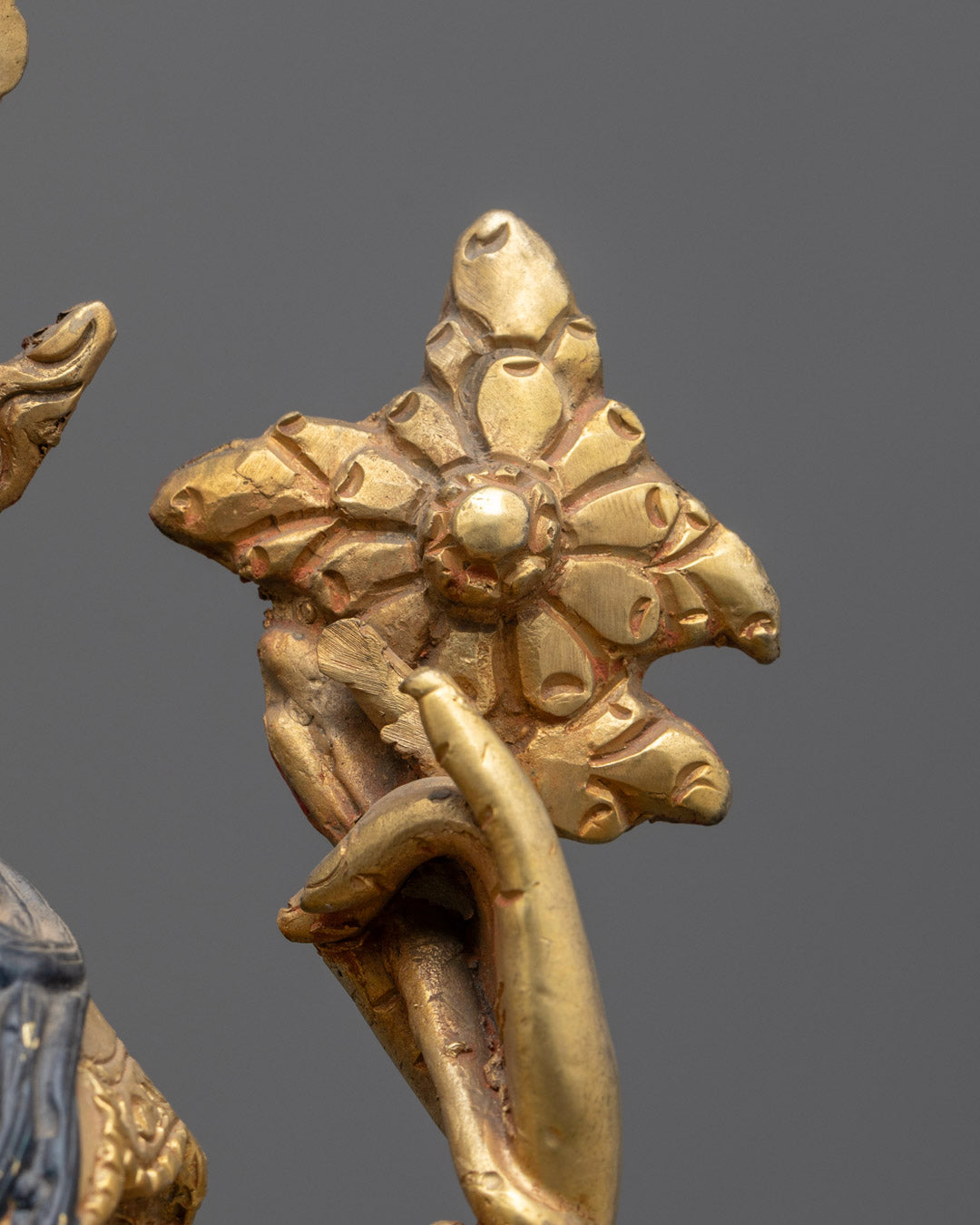 Nepalese Chenrezig Statue | Hand-Carved Avalokiteshvara