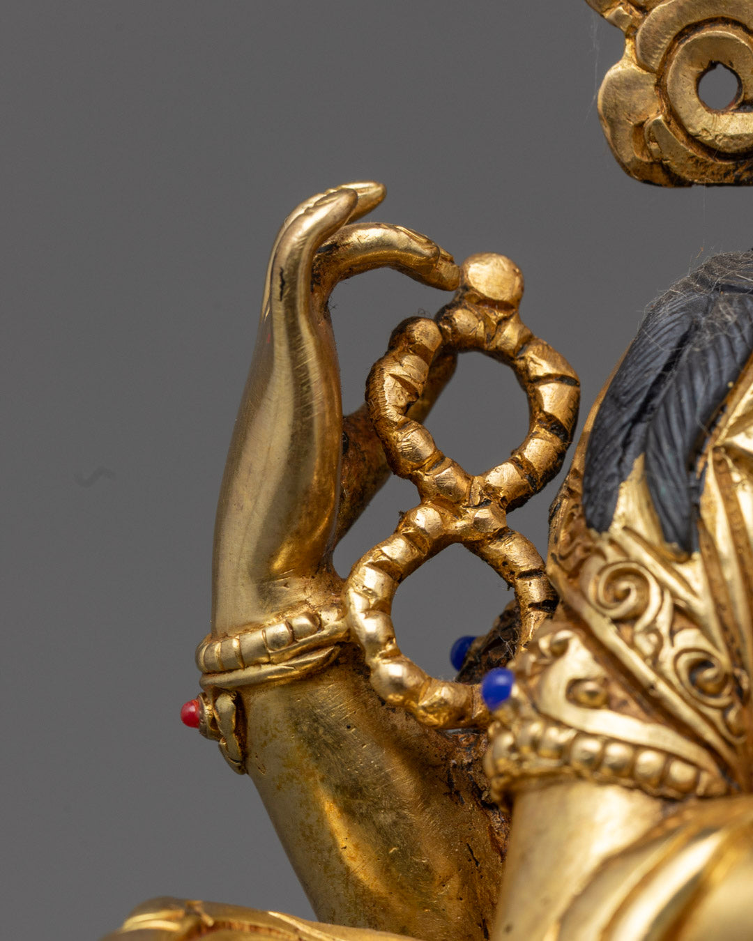 Chenrezig Statue Bodhisattva of Compassion | Tibetan Buddhist Altar Decor