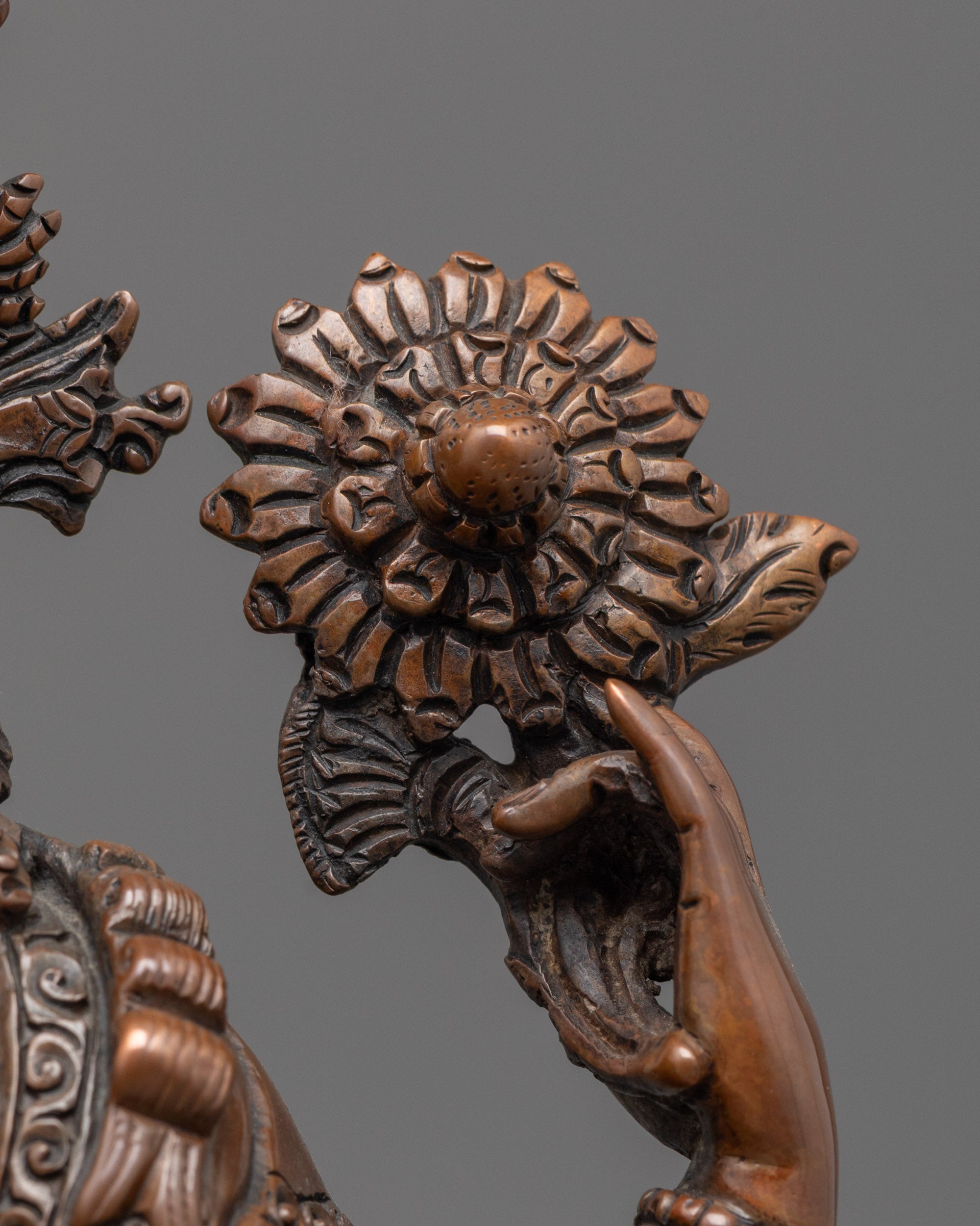 Divine Chenrezig Sculpture | Tibetan Deity for Compassionate Energy