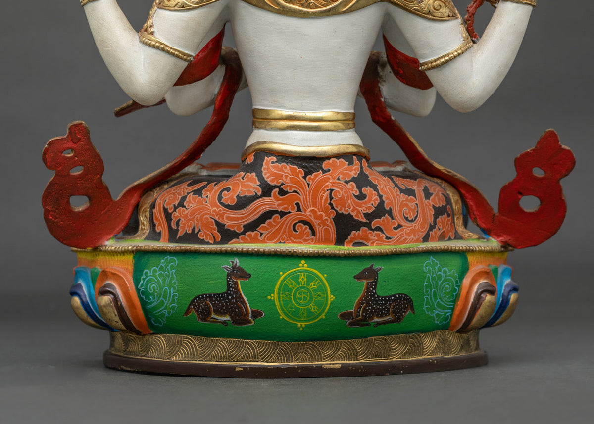Color Chenrezig Statue | The Bodhisattva of Compassion