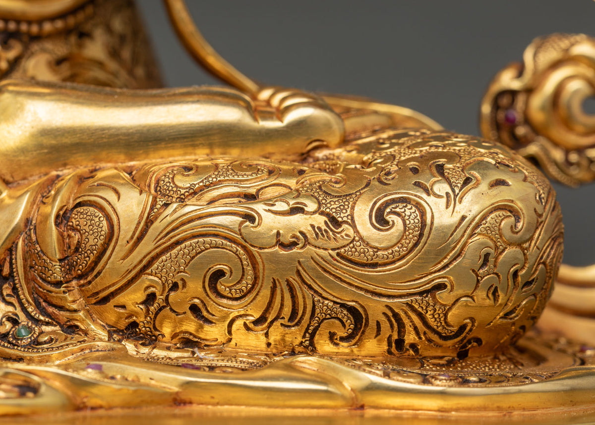 Handcrafted Chenrezig Statue | 4-Armed Avalokiteshvara Sculpture