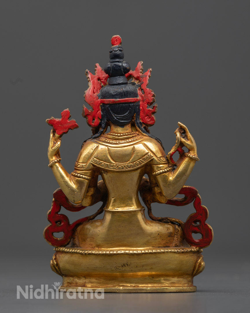 Chenrezig Statue | Traditionally Hand-carved in Nepal