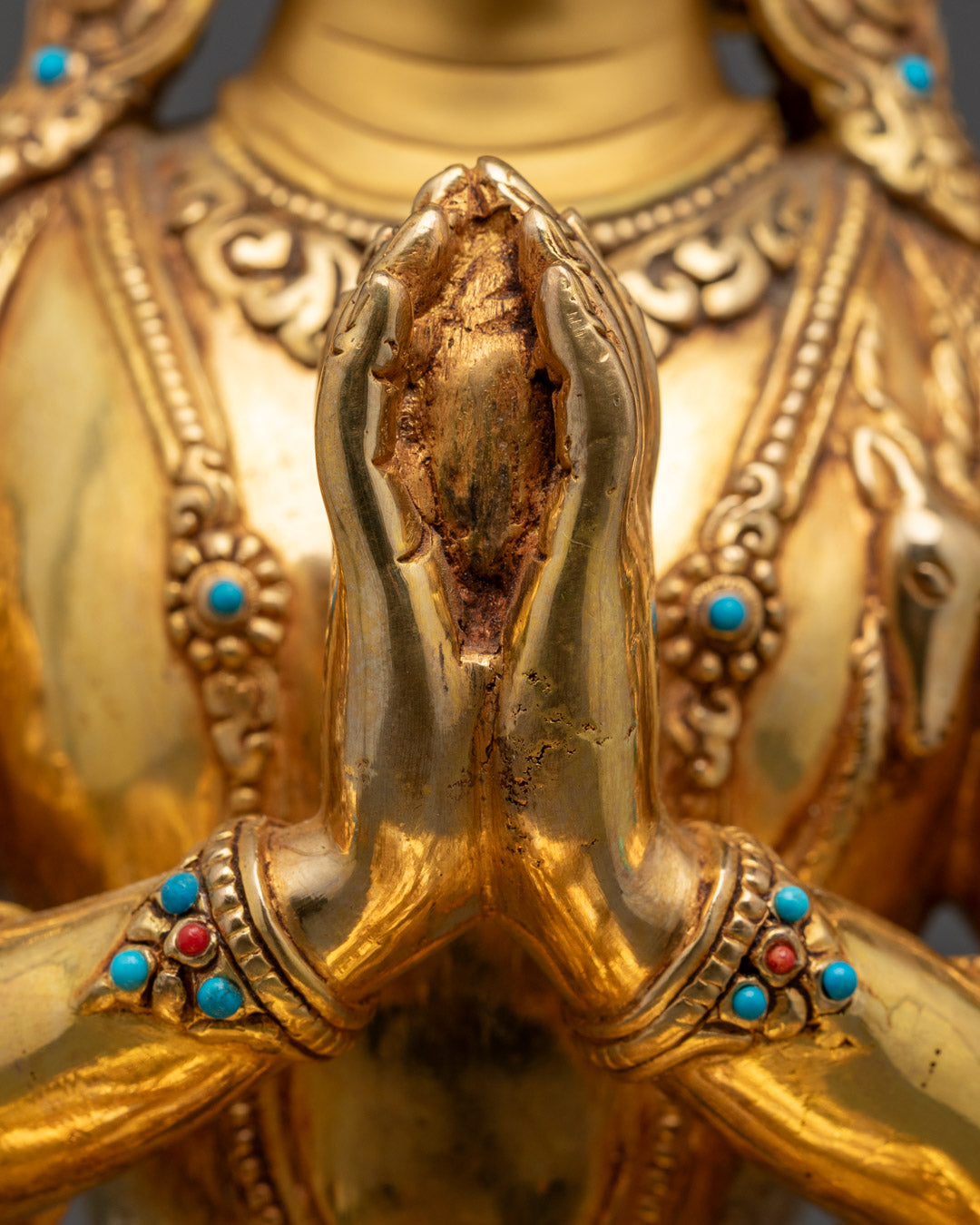 Sacred Chenrezig Statue | Artisan-Crafted Avalokiteshvara Home Decor