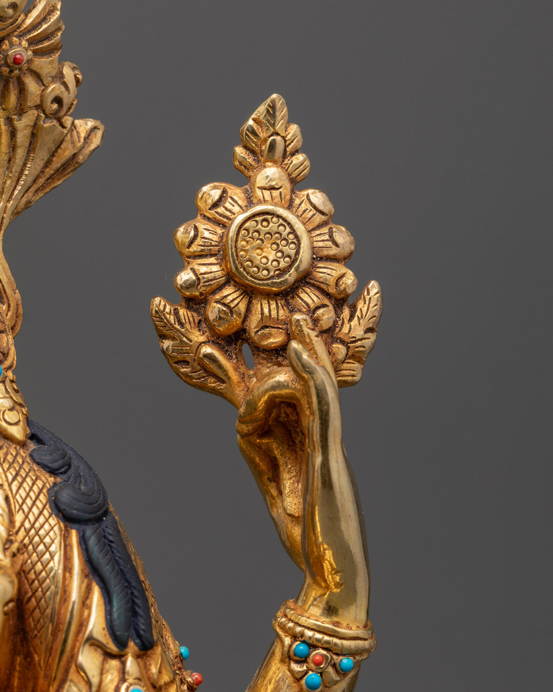Sacred Chenrezig Statue | Artisan-Crafted Avalokiteshvara Home Decor