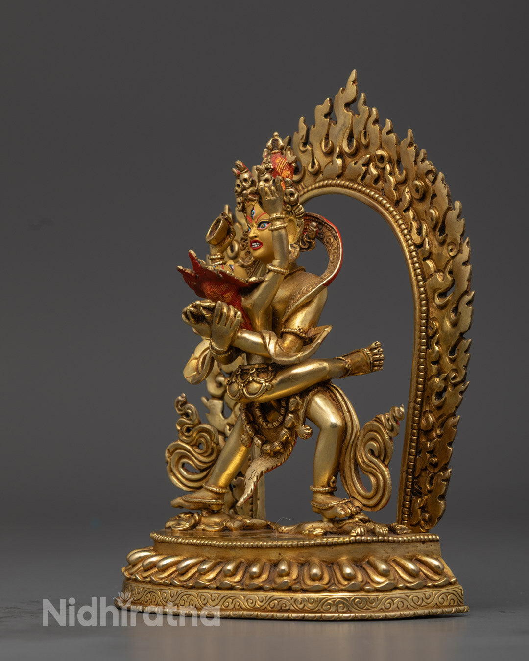 Tibetan Buddhist Chakrasambhara Statue | Traditional Sacred Art