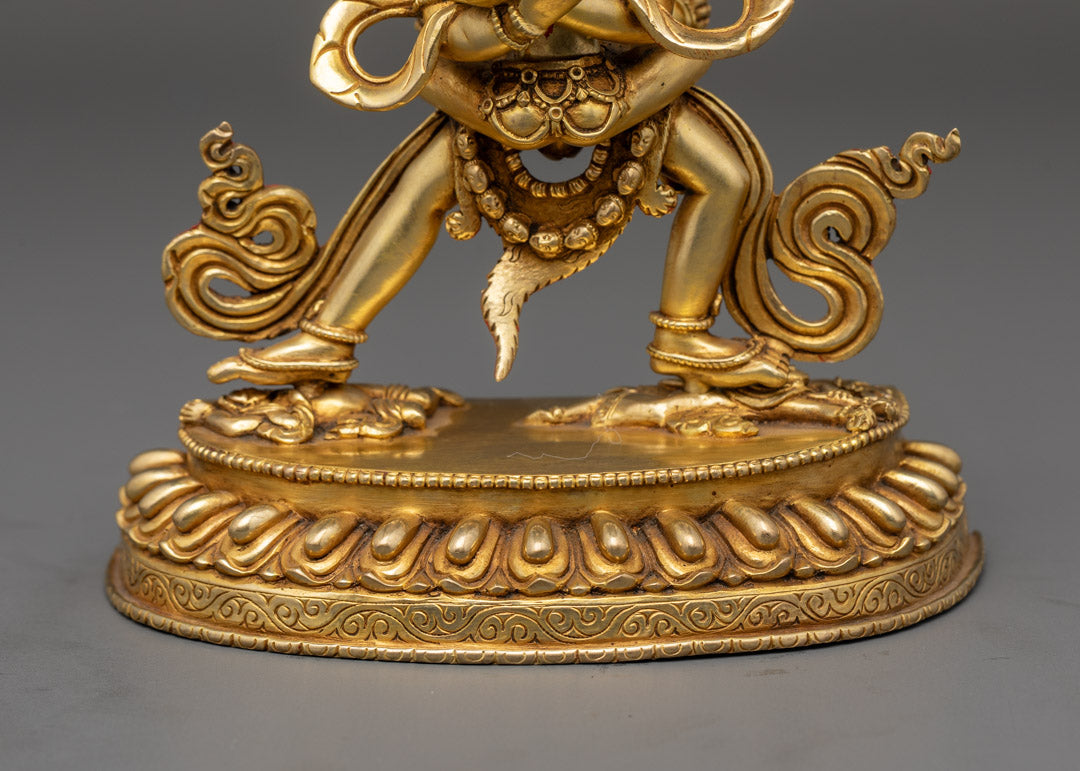 Tibetan Buddhist Chakrasambhara Statue | Traditional Sacred Art
