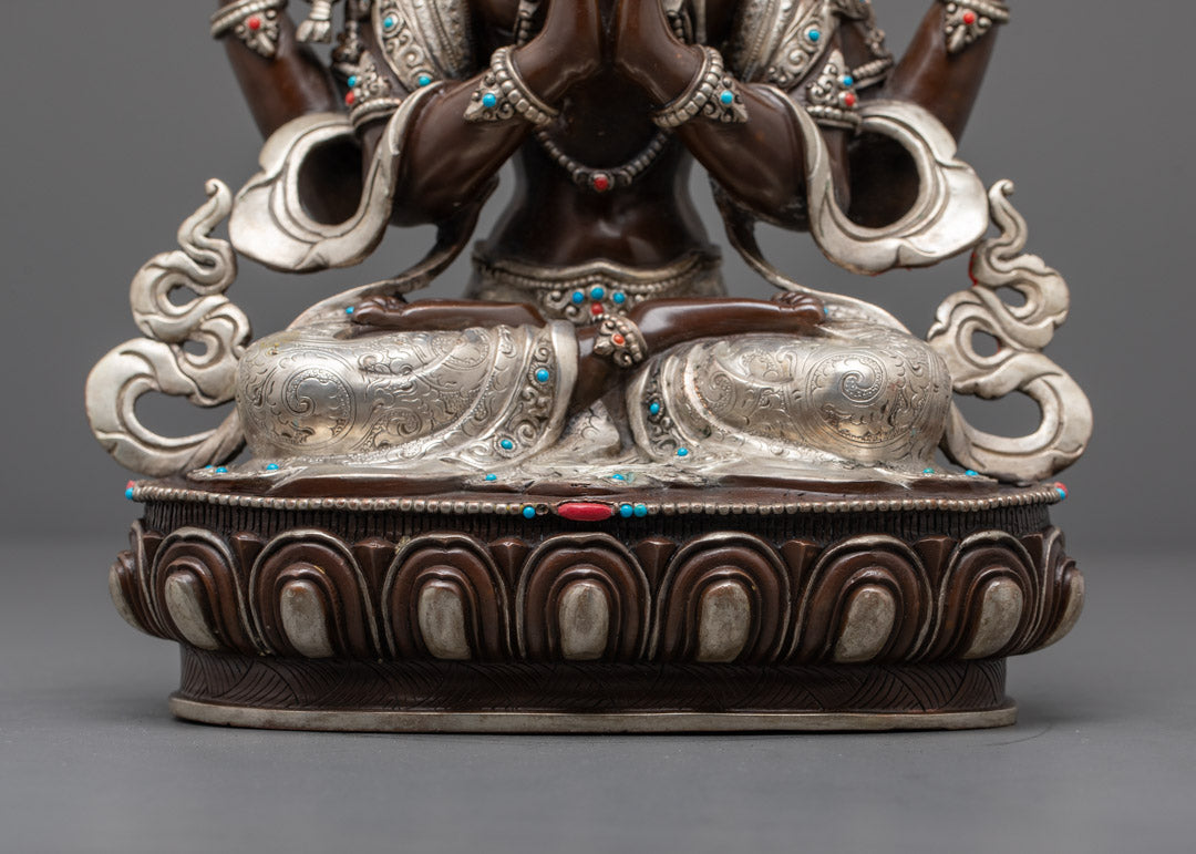 Chenrezig (Avalokiteshvara) Statue | Handcrafted in Nepal