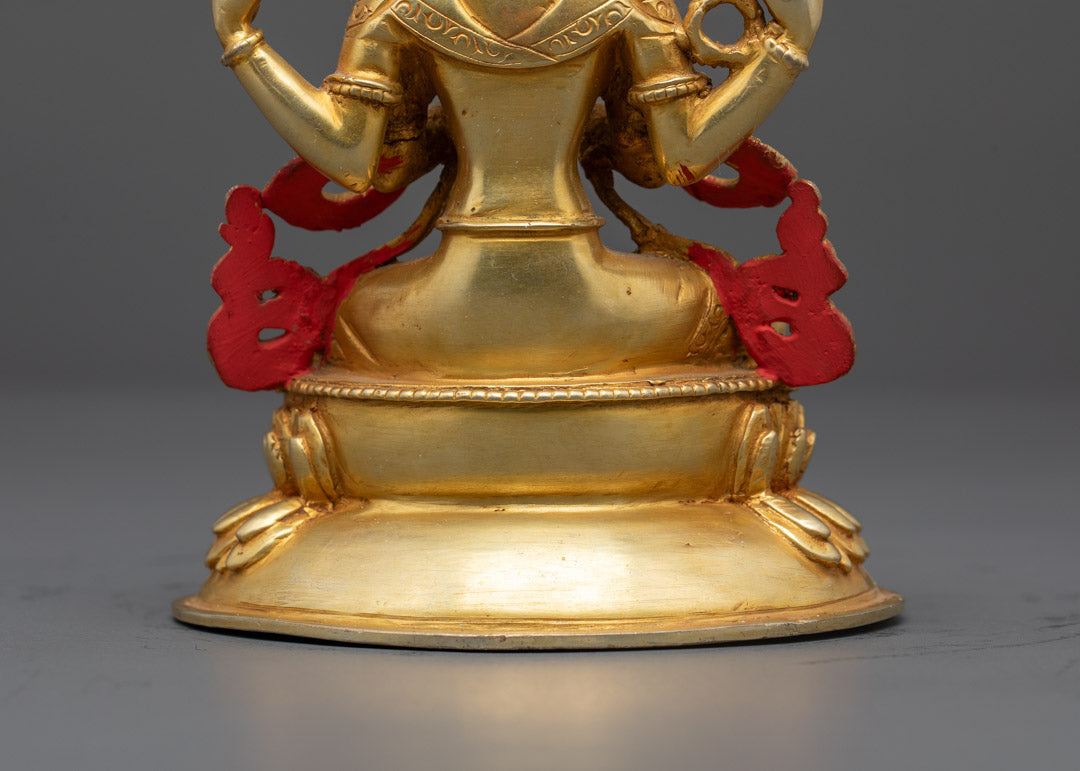 Bodhisattva Chenrezig Statue | Nepalese Handmade Buddhist Deity