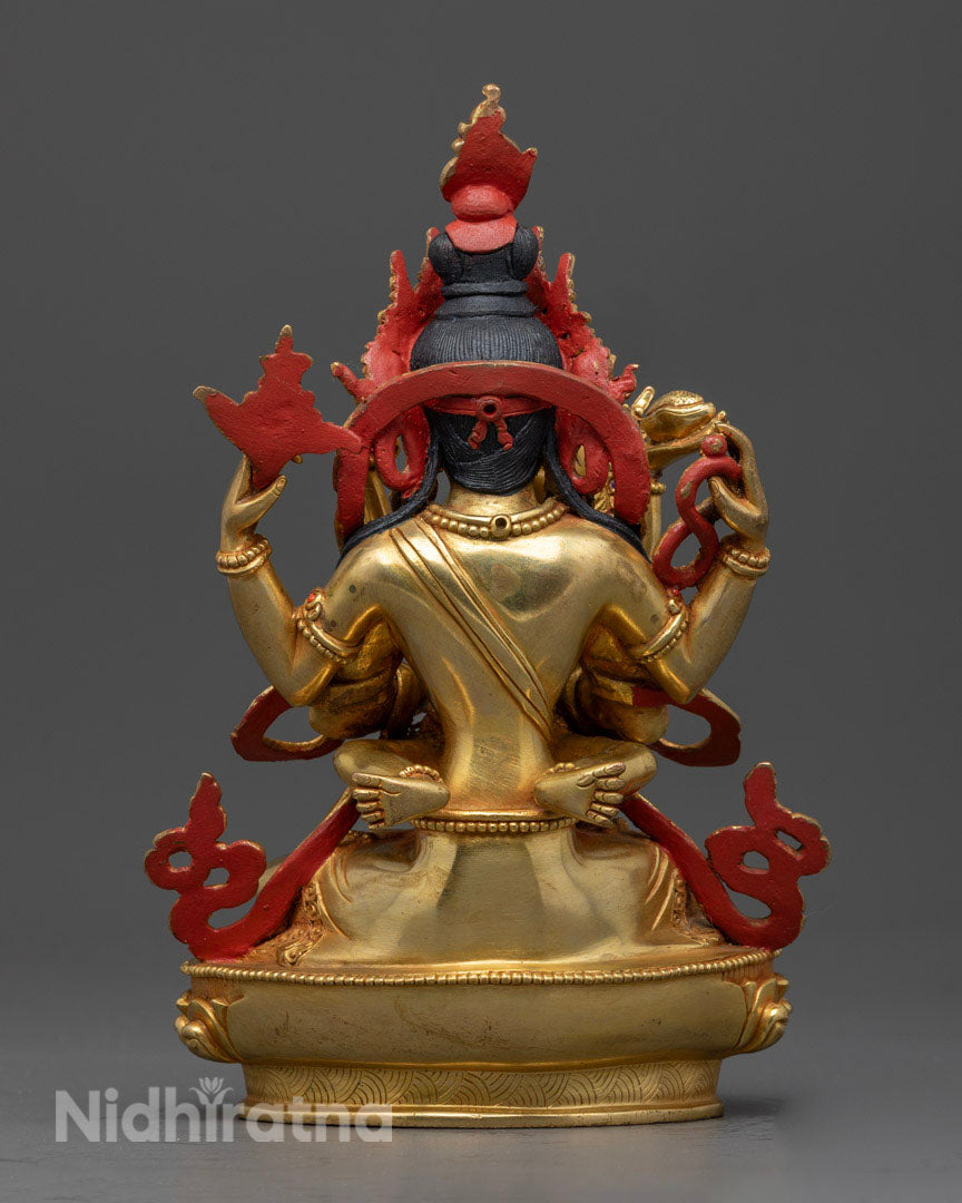 Chenrezig Statue with Yab Yum | Himalayan Sacred Art
