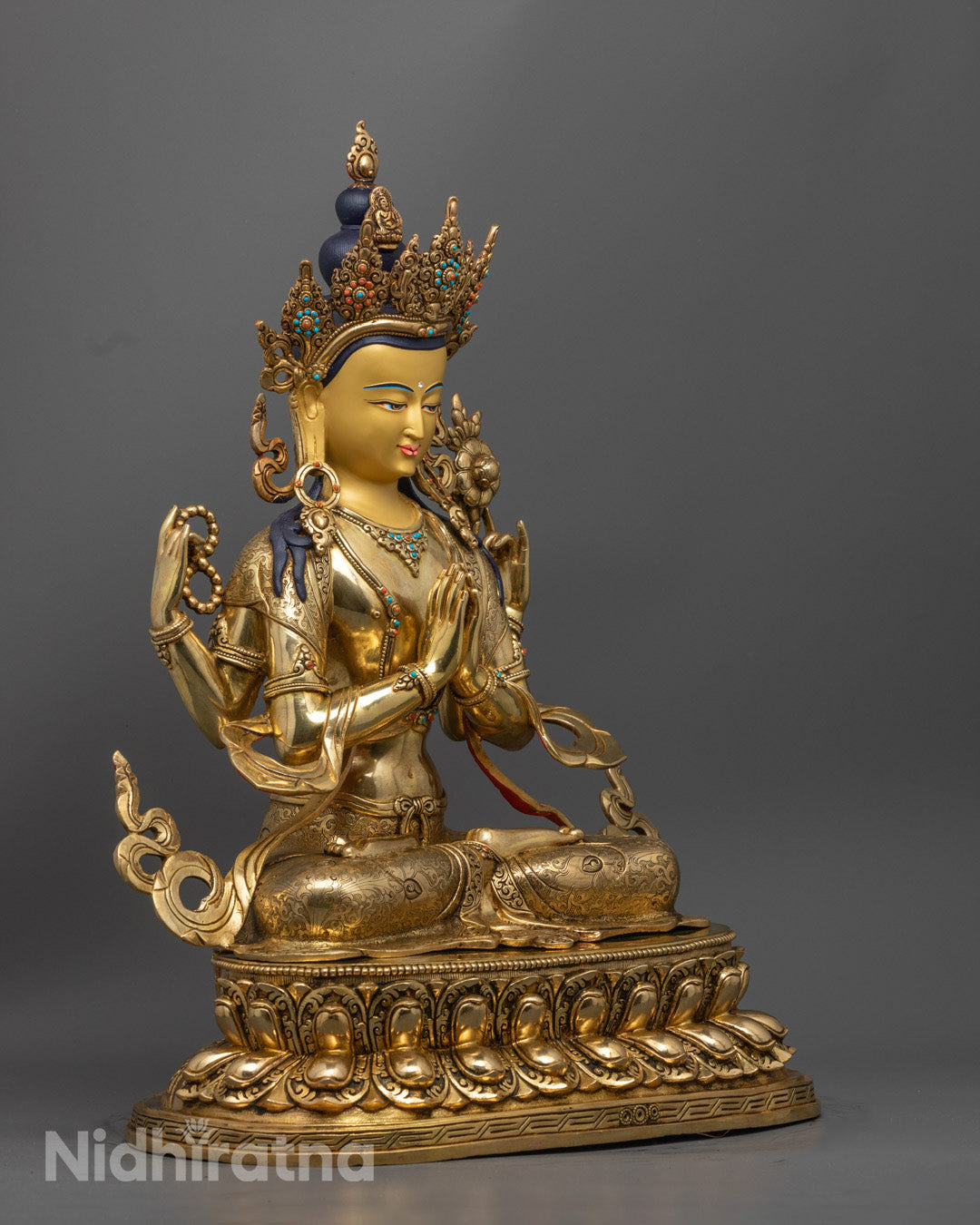 Chenrezig Statue | Handcrafted Avalokiteshvara from Nepal