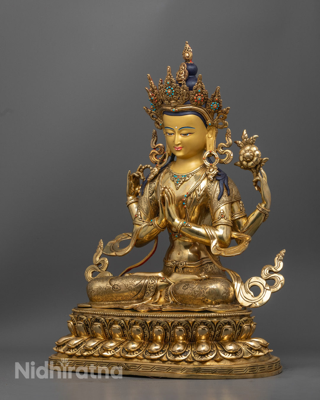 Chenrezig Statue | Handcrafted Avalokiteshvara from Nepal