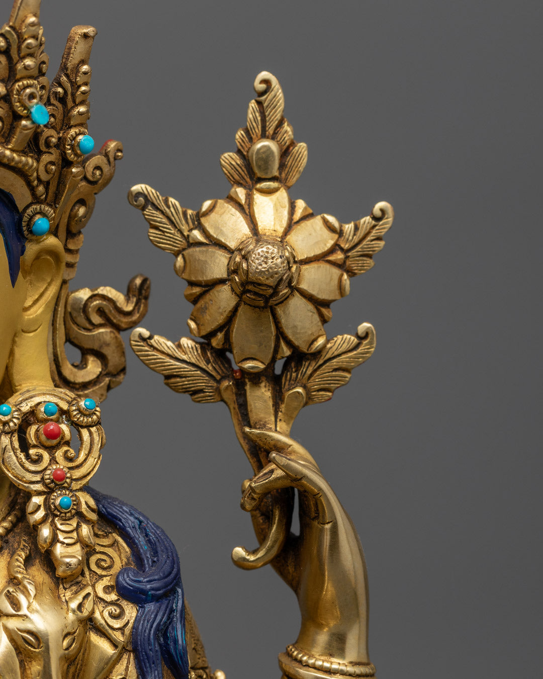 Tibetan Chenrezig Statue | Compassionate Bodhisattva Avalokiteshvara
