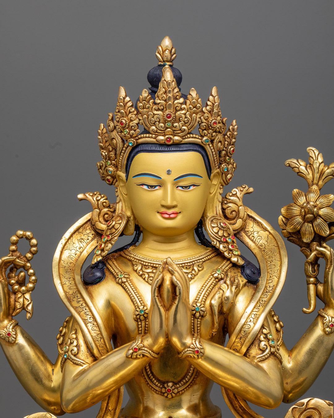 Tibetan Chenrezig Lokeshvara Statue