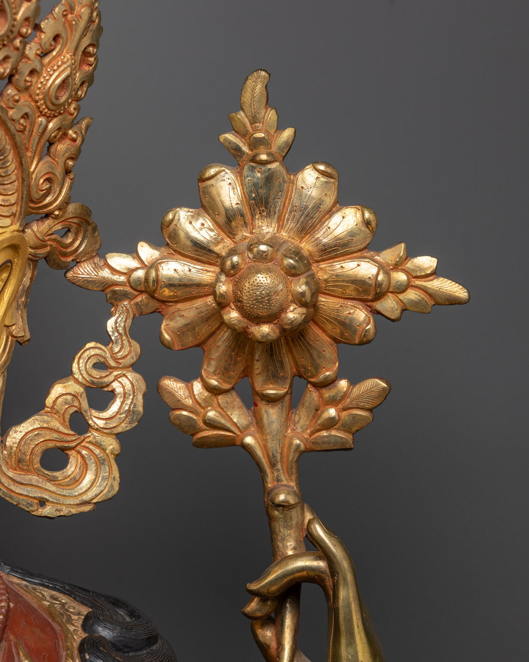 Avalokiteshvara Chenrezig Statue | Traditional Hand-Carved Tibetan Art