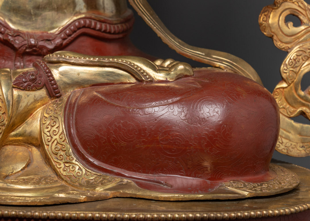 Avalokiteshvara Chenrezig Statue | Traditional Hand-Carved Tibetan Art