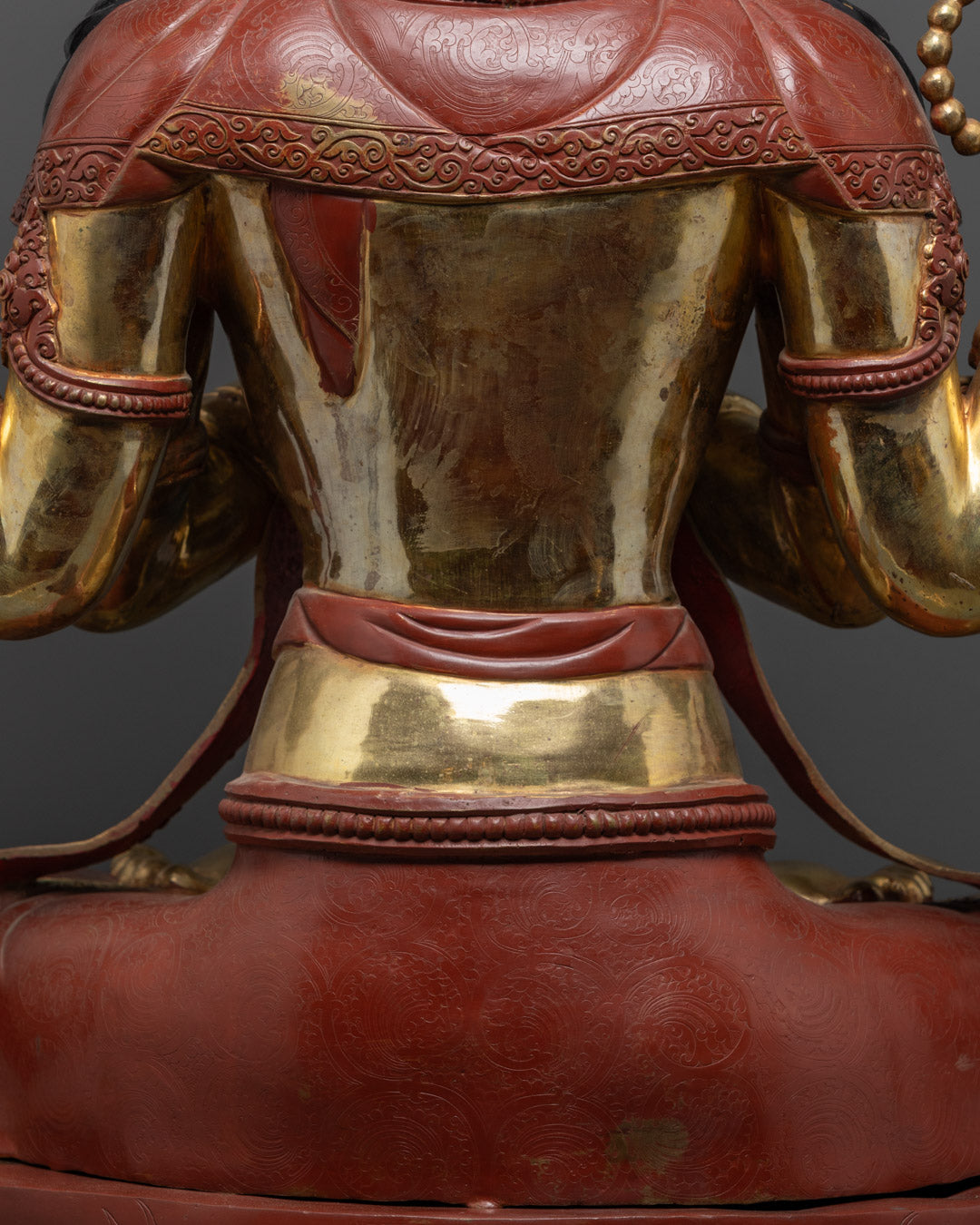 Avalokiteshvara Chenrezig Statue | Traditional Hand-Carved Tibetan Art