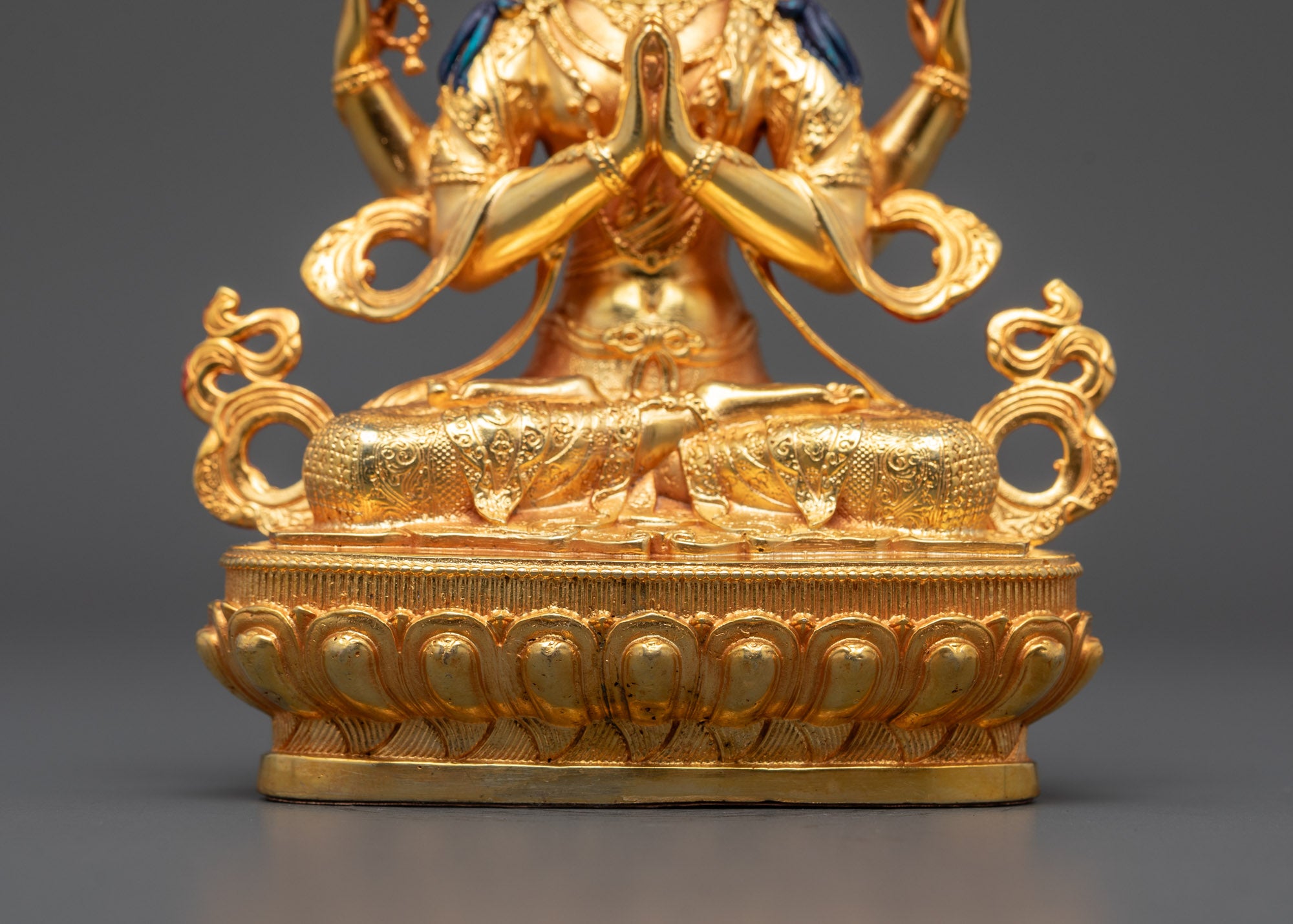 Machine-Made Chenrezig Statue | Art from Nepal