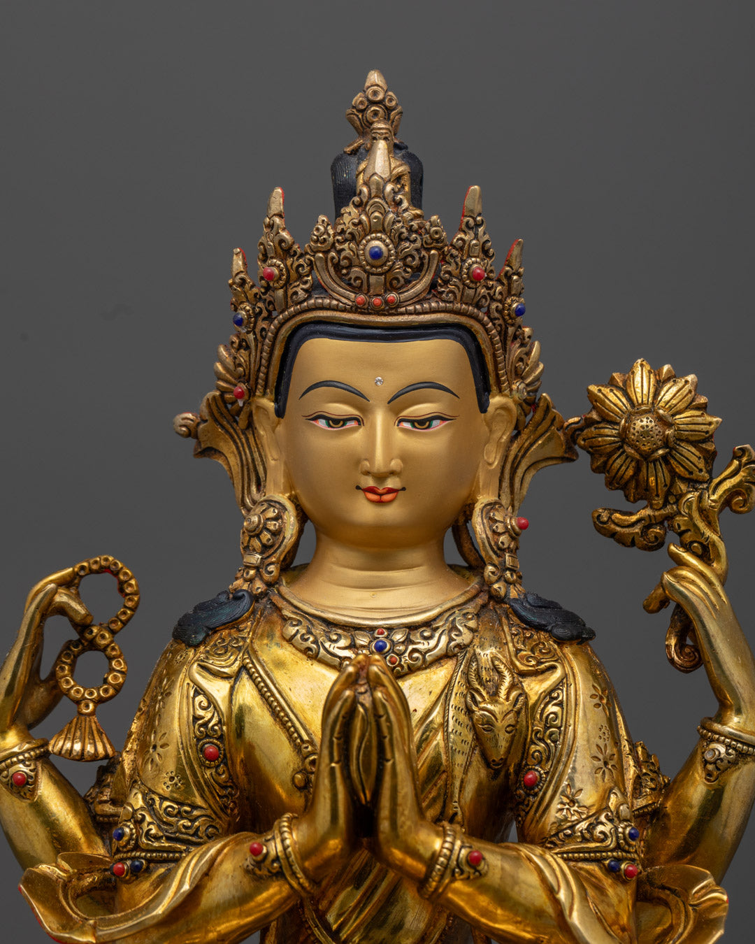 Chenrezig Statue | Four Arm Chenrezig Lokeshvara