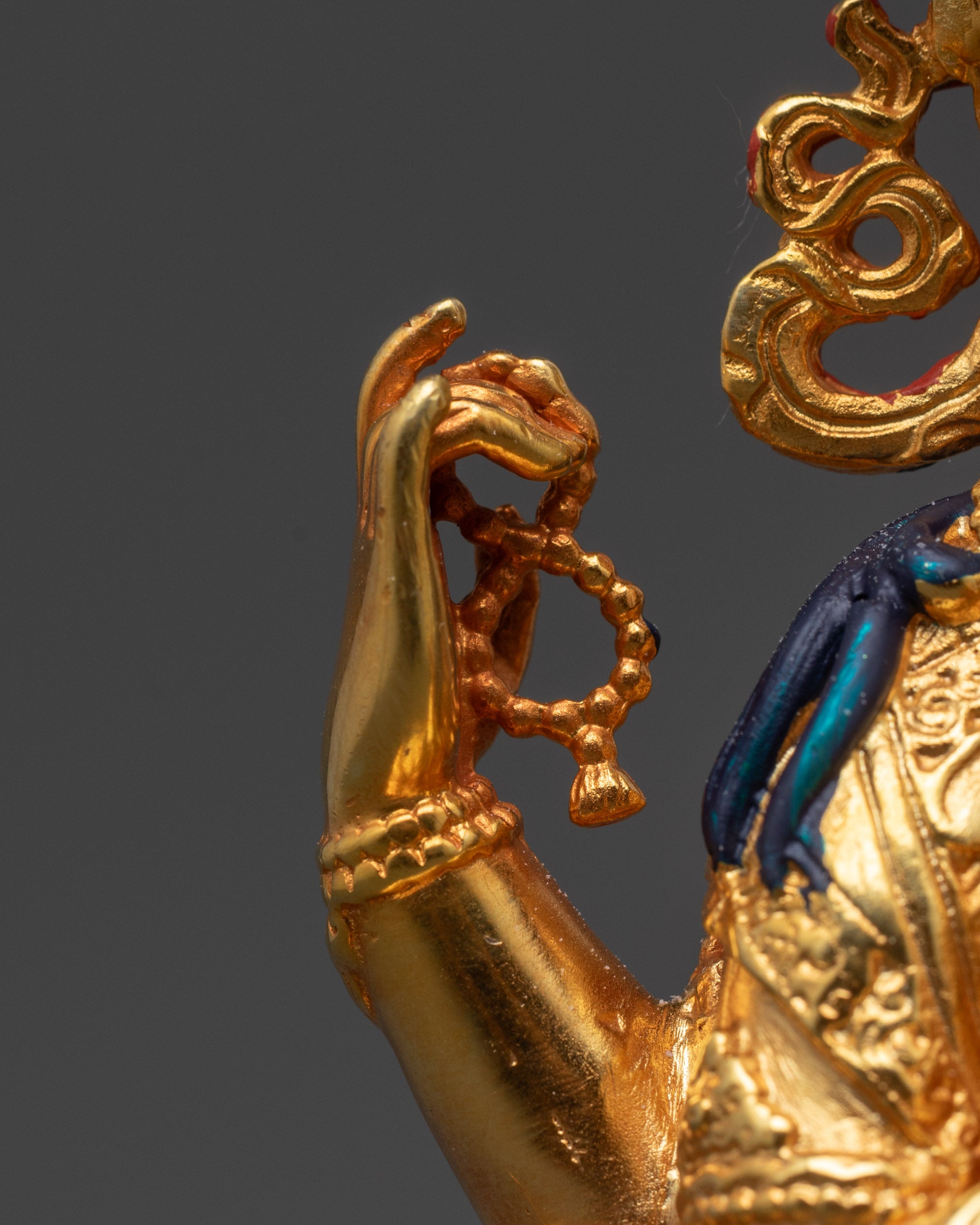 Machine-Made Chenrezig Statue | Art from Nepal