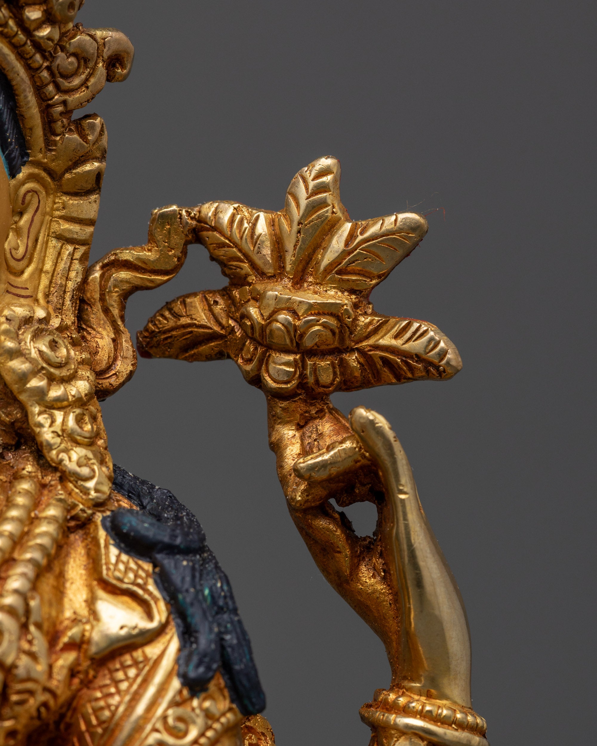 Four-Armed Chenrezig Statue | Artisan Carved Buddhist Protector