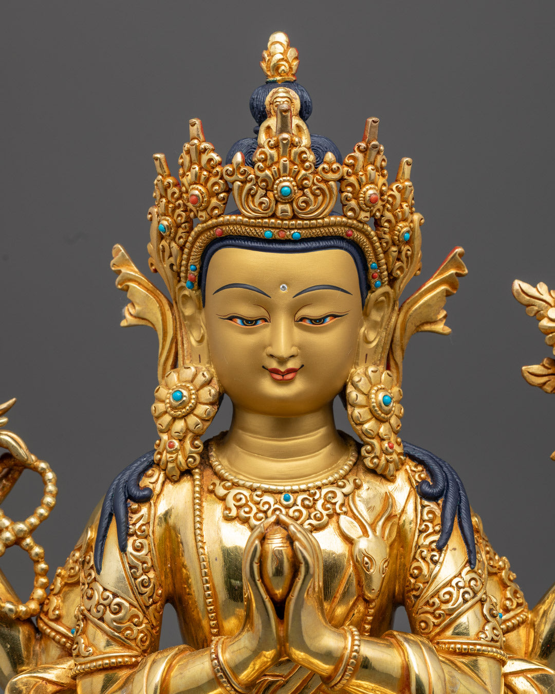 Chenrezig Statue | Authentic Tibetan Handmade Statue