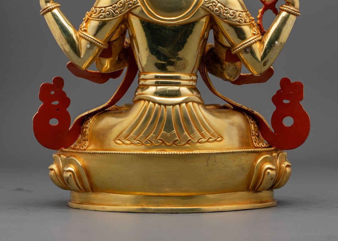 Chenrezig Statue | Authentic Tibetan Handmade Statue