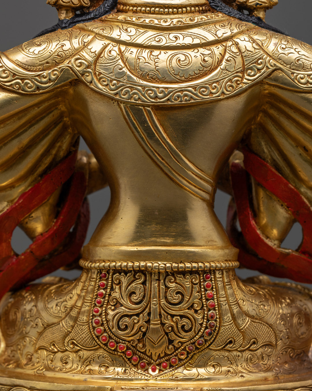 24K Gold Gilded Goddess Chundi Statue