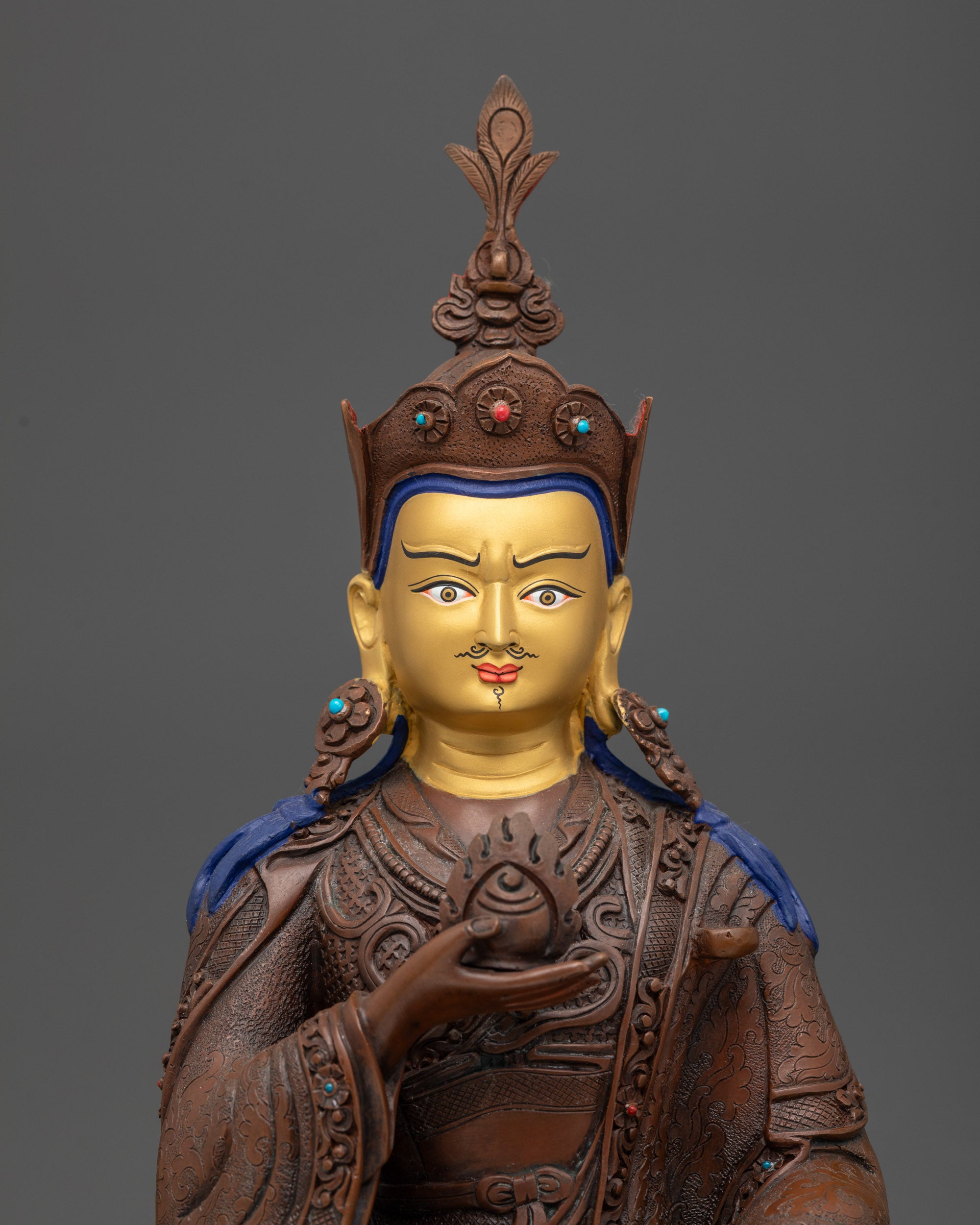detailed Nepalese Buddha figure