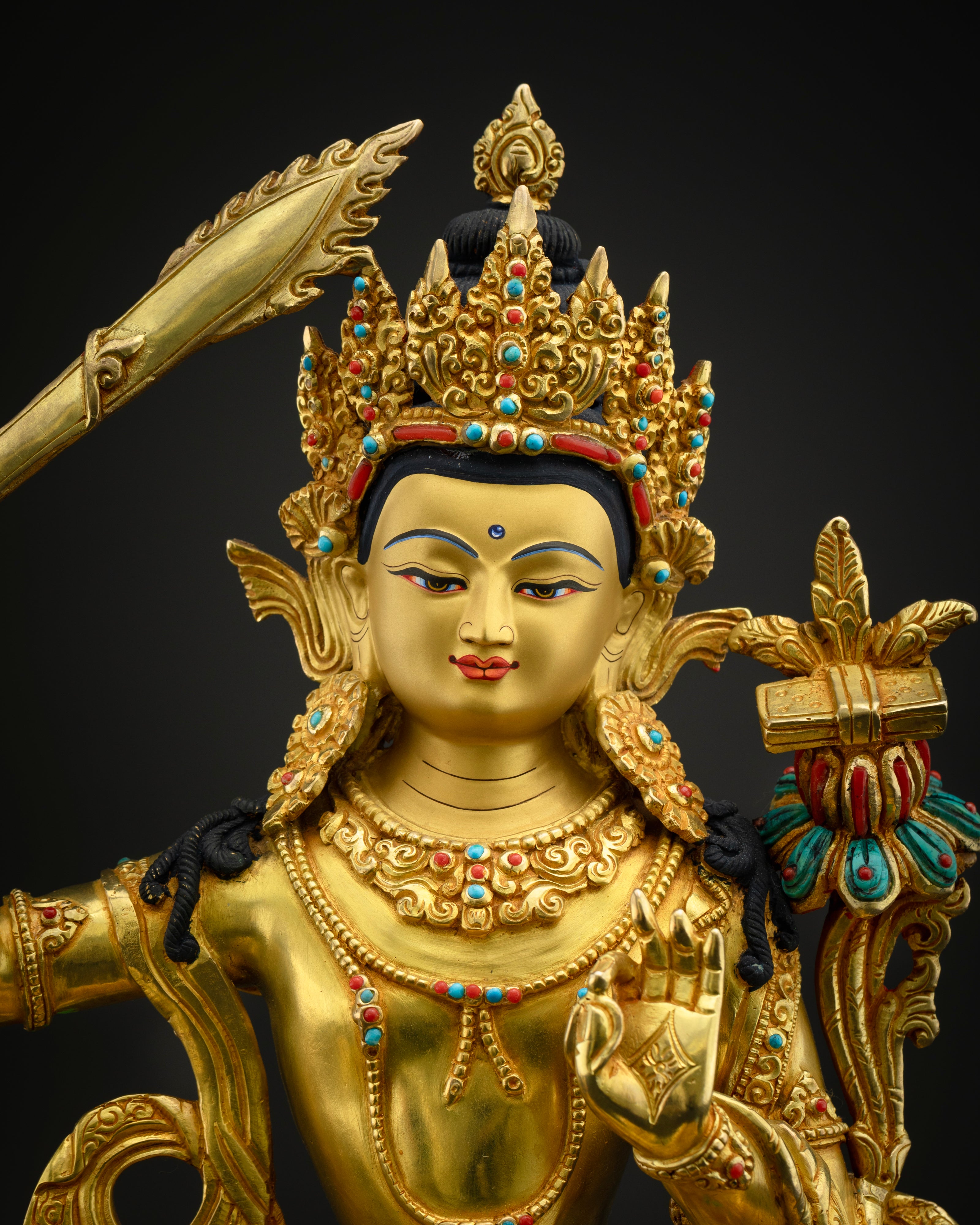 Manjushri Flaming Sword Statue | Manjushri Buddhism